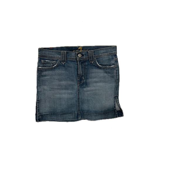 Seven 7 For All Mankind Jean Skorts Woman's SIze M - Picture 1 of 4